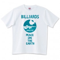 billiards Tshirt / Peace on the earth