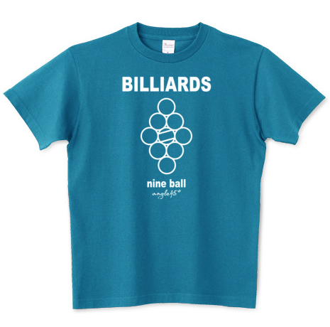 Billiards T-shirts  9ball rack